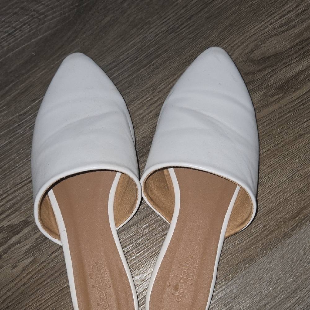 Charlotte Russe White Women's Mules